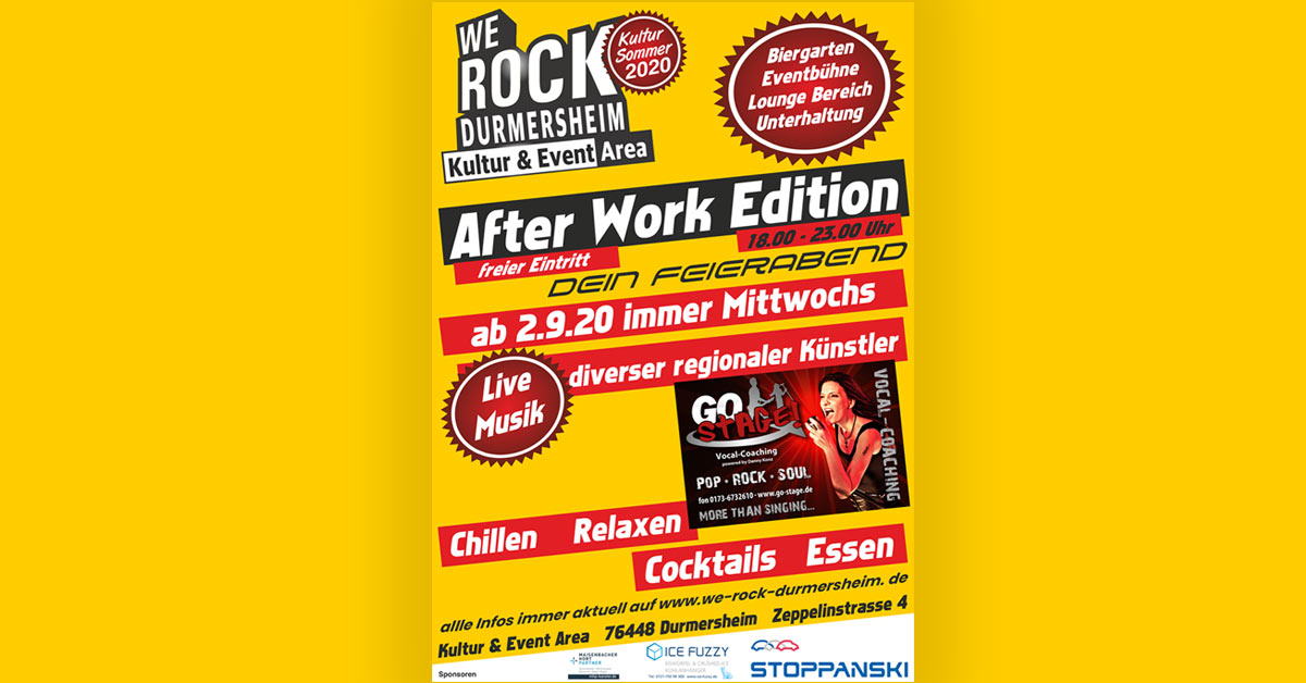 Afterwork Event we rock durmersheim